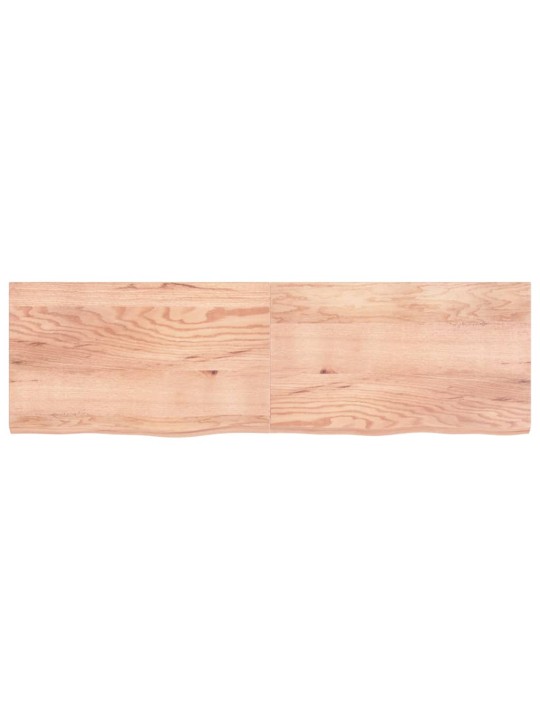 Galda virsma, gaiši brūna, 200x60x(2-6) cm, ozola masīvkoks