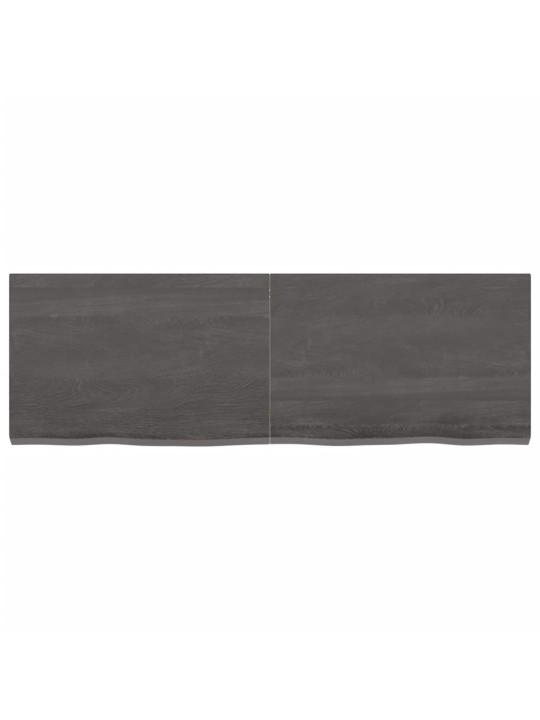 Galda virsma, tumši brūna, 120x40x(2-4) cm, ozola masīvkoks