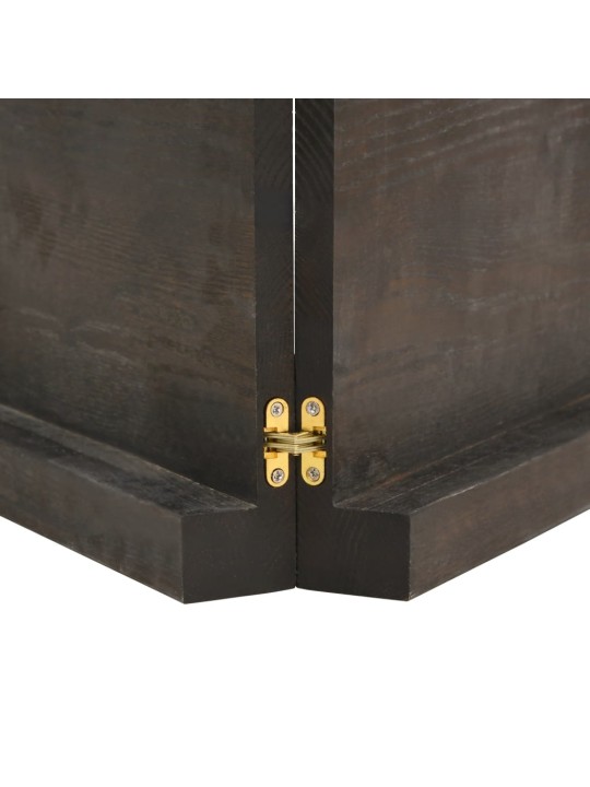 Galda virsma, tumši brūna, 140x60x(2-6) cm, ozola masīvkoks