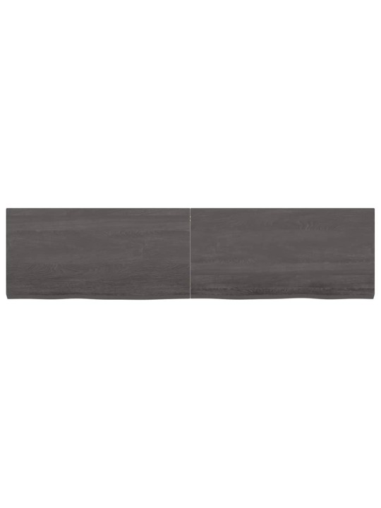 Galda virsma, tumši brūna, 160x40x(2-4) cm, ozola masīvkoks