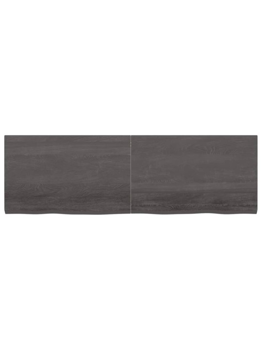Galda virsma, tumši brūna, 160x50x(2-4) cm, ozola masīvkoks