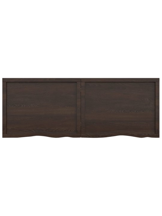 Galda virsma, tumši brūna, 160x60x(2-4) cm, ozola masīvkoks