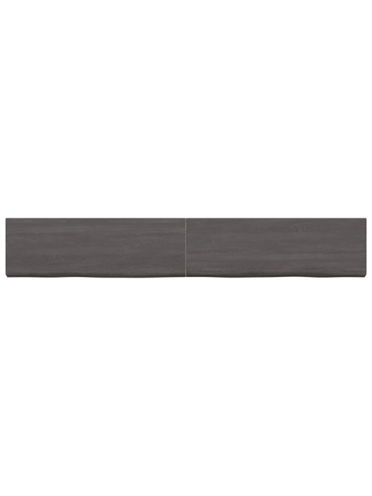 Galda virsma, tumši brūna, 180x40x(2-4) cm, ozola masīvkoks