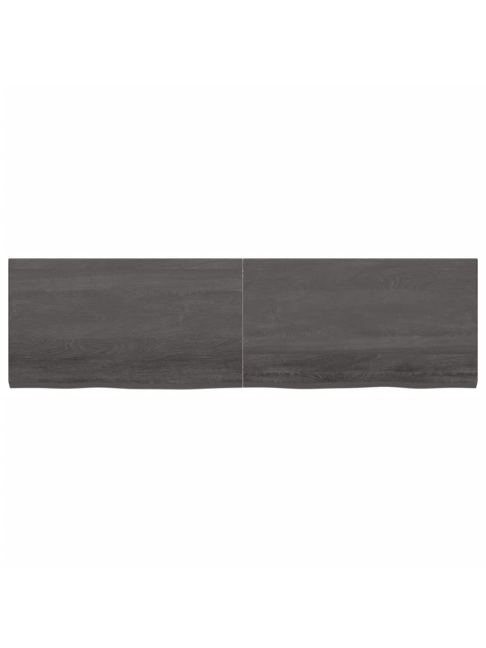 Galda virsma, tumši brūna, 180x50x(2-4) cm, ozola masīvkoks