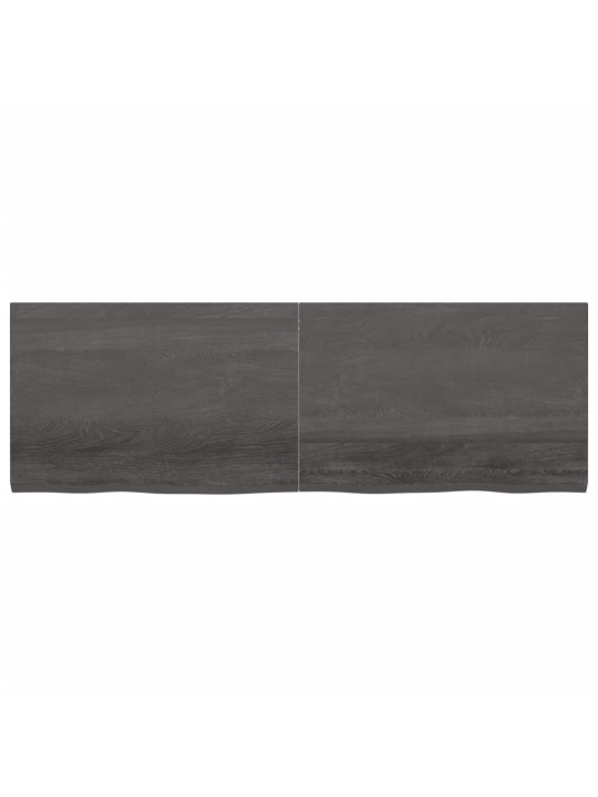 Galda virsma, tumši brūna, 180x60x(2-4) cm, ozola masīvkoks