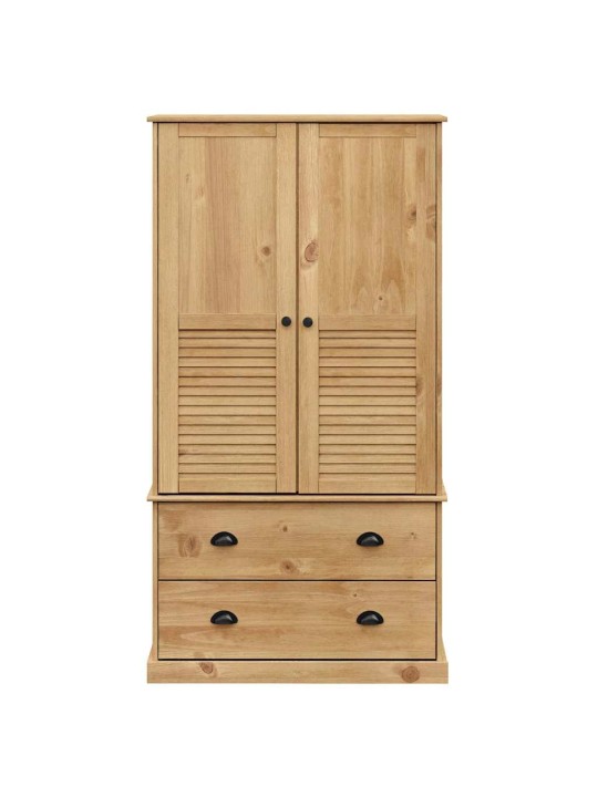 Skapis vigo, 90x55x170 cm, priedes masīvkoks