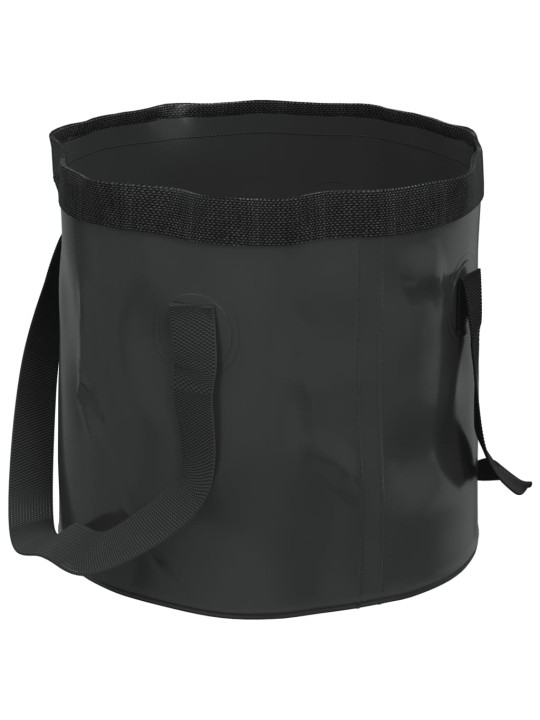 Saliekami spaiņi, 2 gab., melni, 20 l, pvc
