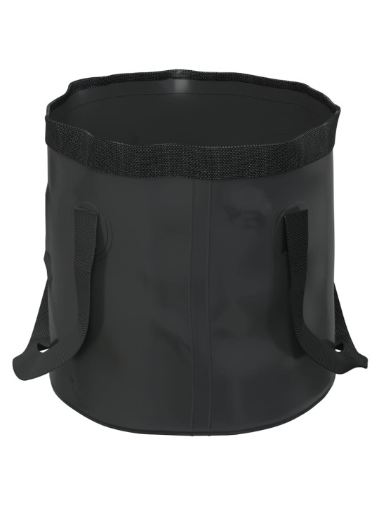 Saliekami spaiņi, 2 gab., melni, 20 l, pvc
