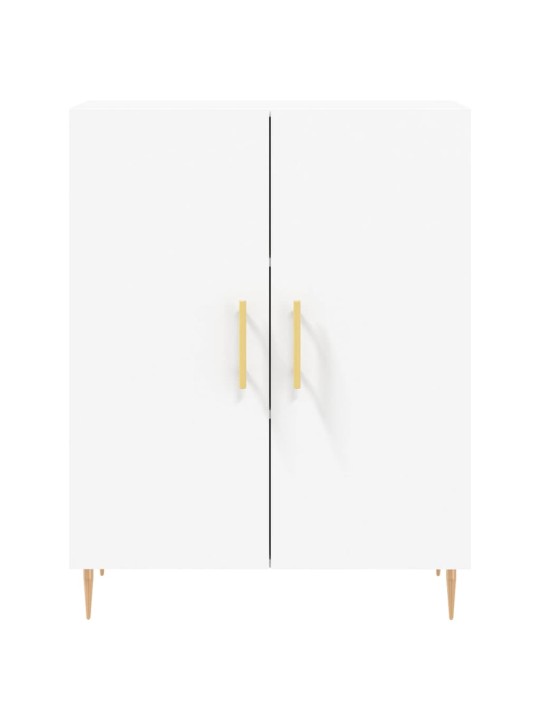 Kumode, balta, 69,5x34x90 cm, inženierijas koks