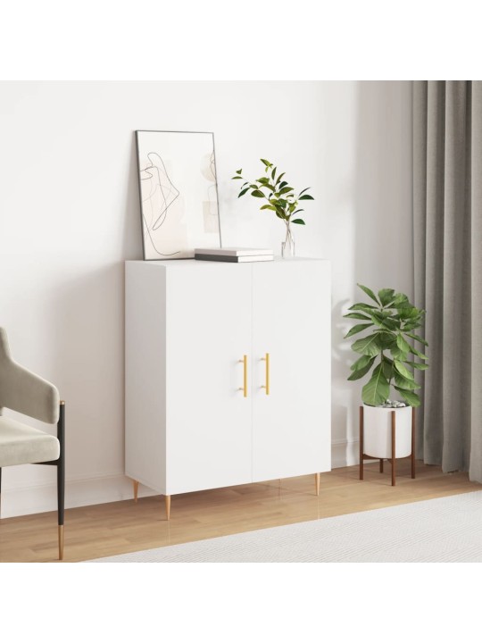 Kumode, balta, 69,5x34x90 cm, inženierijas koks