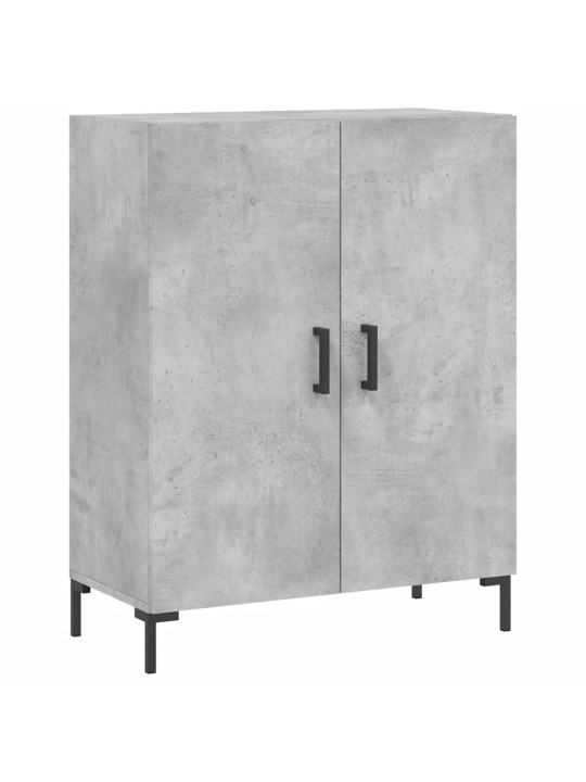 Kumode, betona pelēka, 69,5x34x90 cm, inženierijas koks