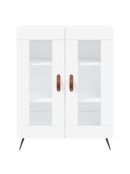 Kumode, balta, 69,5x34x90 cm, inženierijas koks