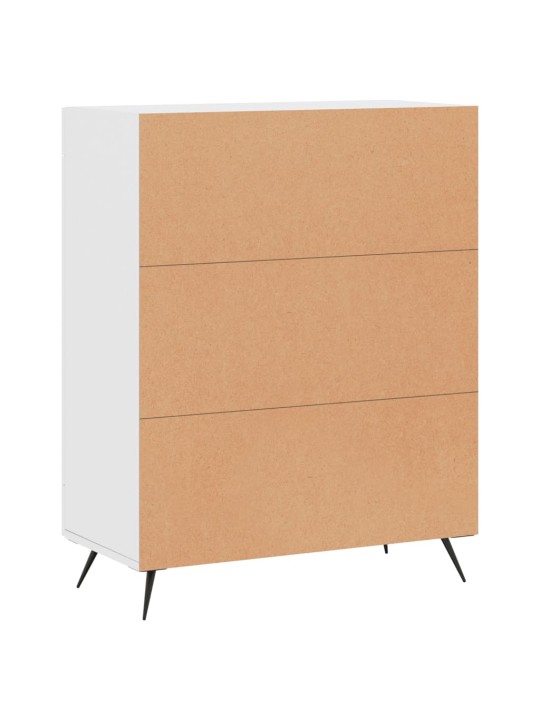 Kumode, balta, 69,5x34x90 cm, inženierijas koks