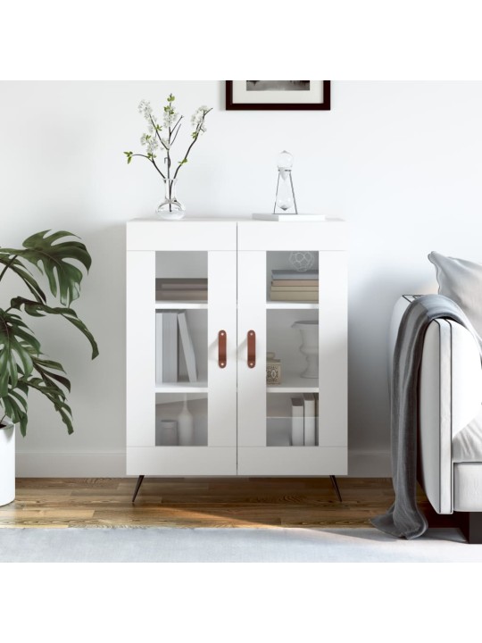 Kumode, balta, 69,5x34x90 cm, inženierijas koks