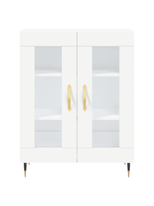 Kumode, balta, 69,5x34x90 cm, inženierijas koks