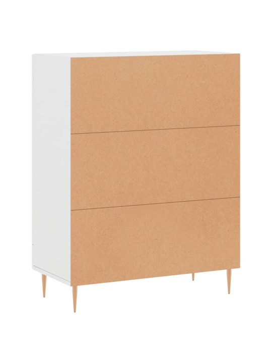 Kumode, balta, 69,5x34x90 cm, inženierijas koks