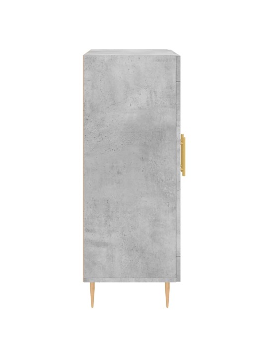 Kumode, betona pelēka, 69,5x34x90 cm, inženierijas koks
