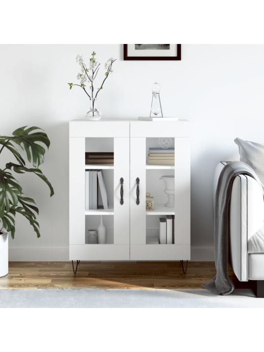 Kumode, balta, 69,5x34x90 cm, inženierijas koks