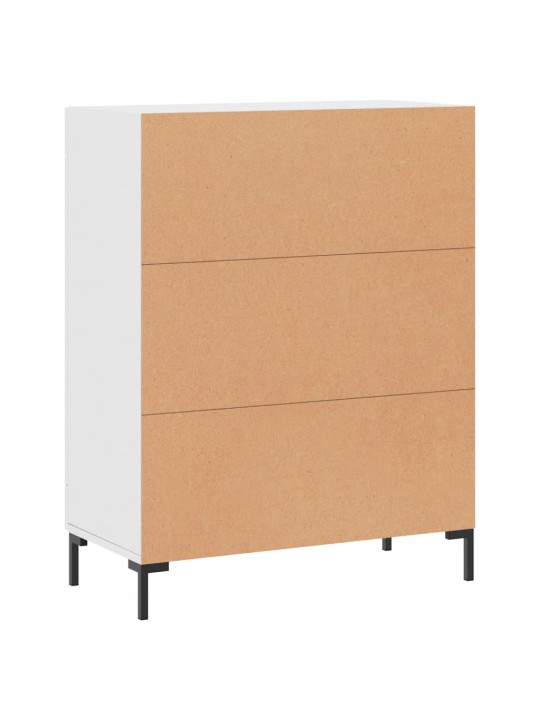 Kumode, balta, 69,5x34x90 cm, inženierijas koks