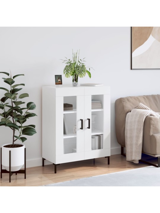 Kumode, balta, 69,5x34x90 cm, inženierijas koks