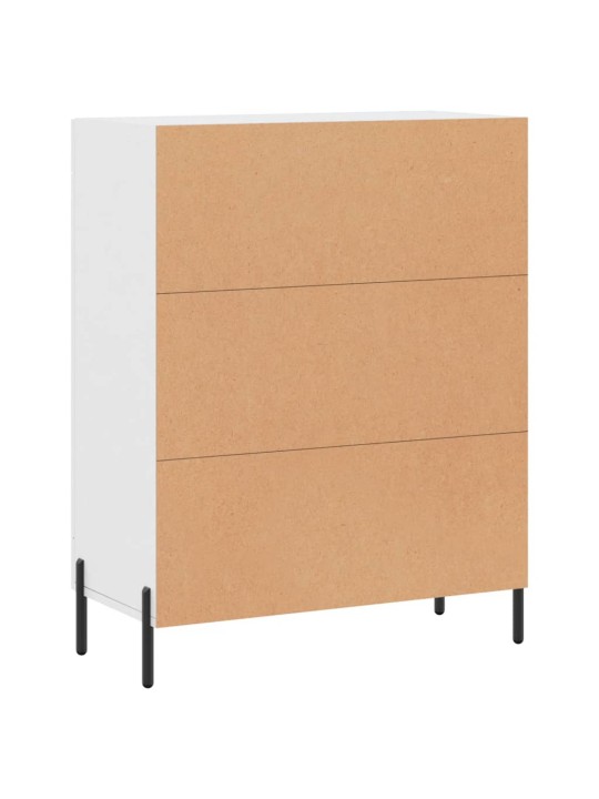 Kumode, balta, 69,5x34x90 cm, inženierijas koks