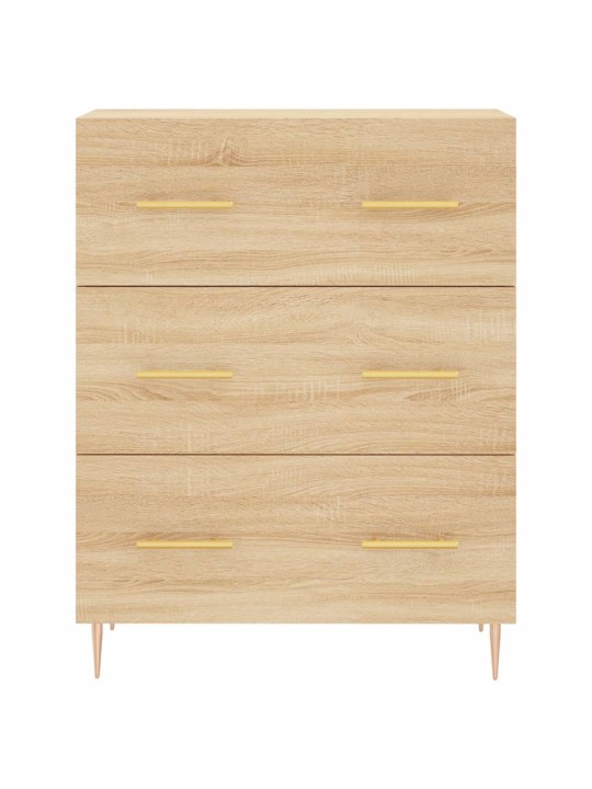Kumode, ozolkoka krāsa, 69,5x34x90 cm, inženierijas koks