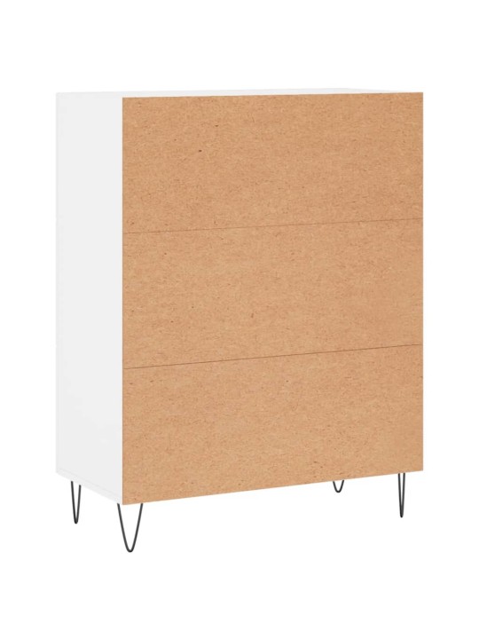 Kumode, balta, 69,5x34x90 cm, inženierijas koks