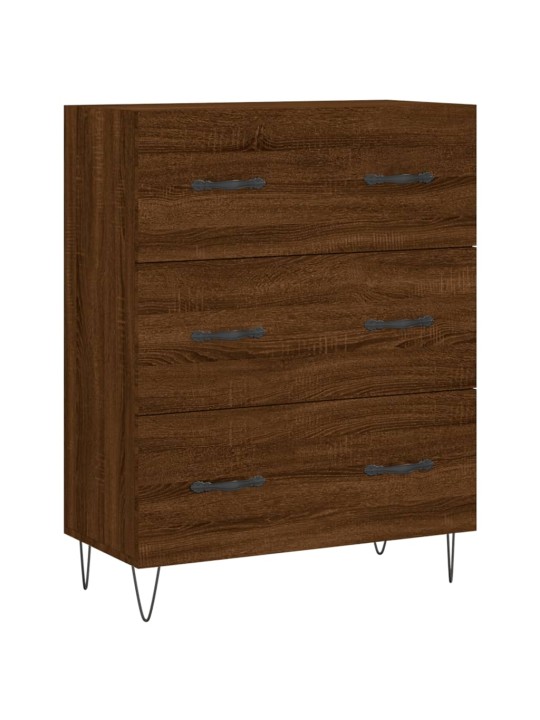 Kumode, ozolkoka krāsa, 69,5x34x90 cm, inženierijas koks