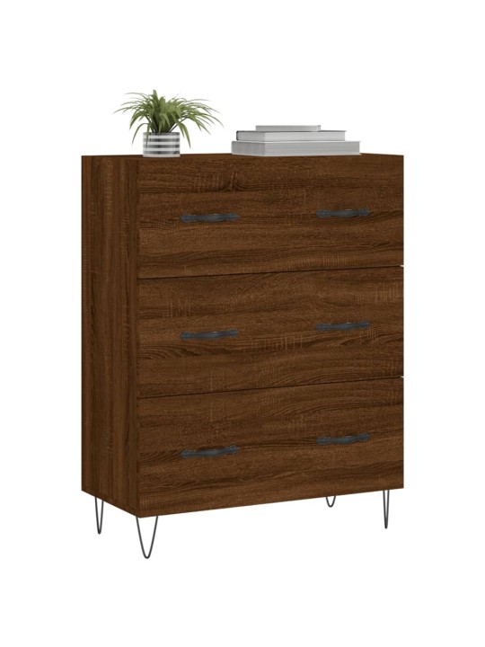 Kumode, ozolkoka krāsa, 69,5x34x90 cm, inženierijas koks