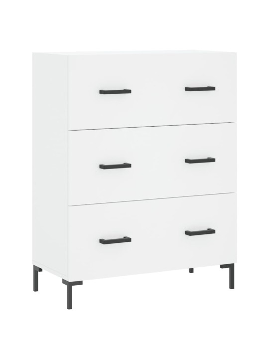 Kumode, balta, 69,5x34x90 cm, inženierijas koks