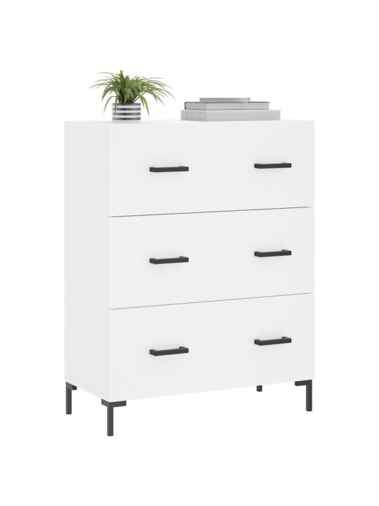Kumode, balta, 69,5x34x90 cm, inženierijas koks