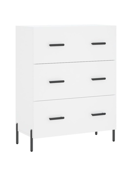 Kumode, balta, 69,5x34x90 cm, inženierijas koks
