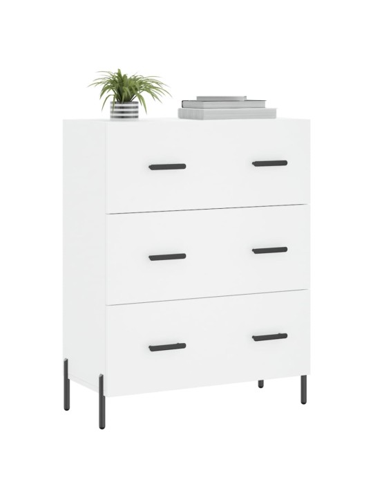 Kumode, balta, 69,5x34x90 cm, inženierijas koks