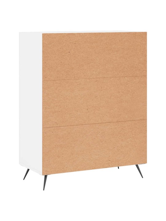 Kumode, balta, 69,5x34x90 cm, inženierijas koks
