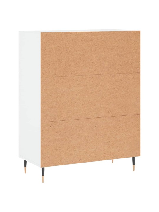 Kumode, balta, 69,5x34x90 cm, inženierijas koks