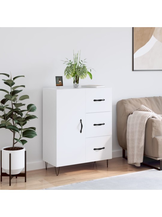 Kumode, balta, 69,5x34x90 cm, inženierijas koks