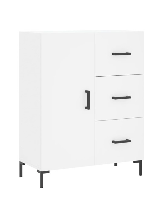 Kumode, balta, 69,5x34x90 cm, inženierijas koks