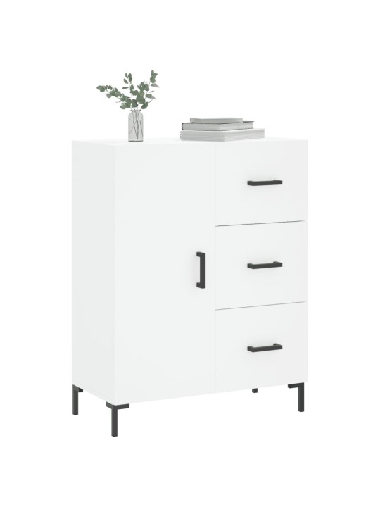 Kumode, balta, 69,5x34x90 cm, inženierijas koks