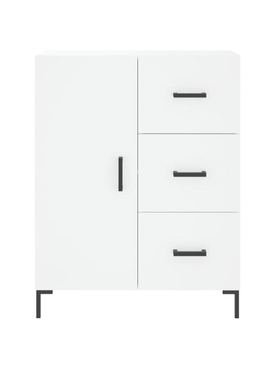 Kumode, balta, 69,5x34x90 cm, inženierijas koks