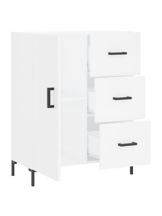 Kumode, balta, 69,5x34x90 cm, inženierijas koks