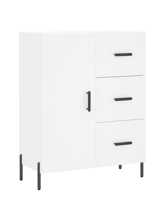 Kumode, balta, 69,5x34x90 cm, inženierijas koks
