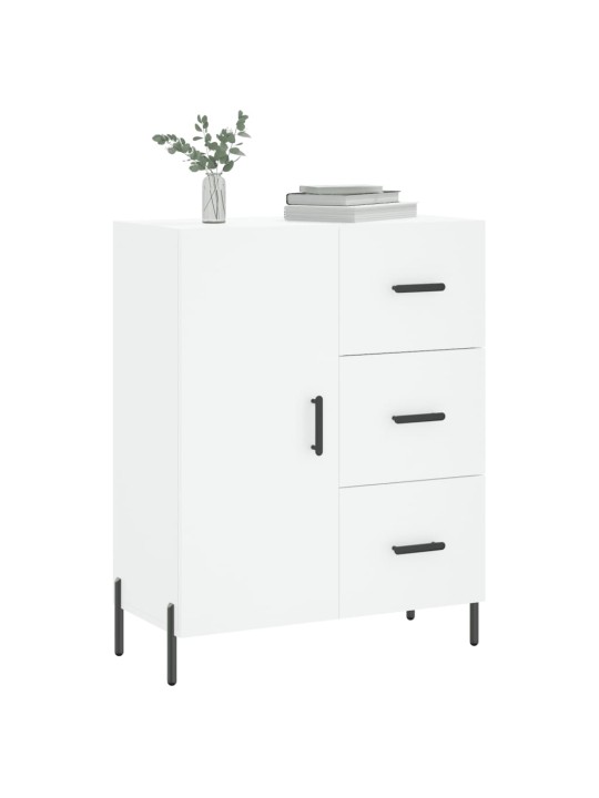 Kumode, balta, 69,5x34x90 cm, inženierijas koks