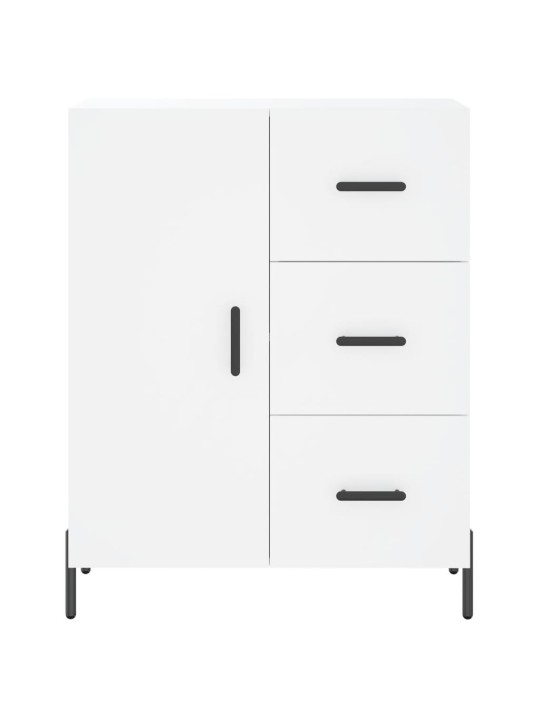 Kumode, balta, 69,5x34x90 cm, inženierijas koks