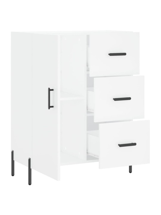 Kumode, balta, 69,5x34x90 cm, inženierijas koks