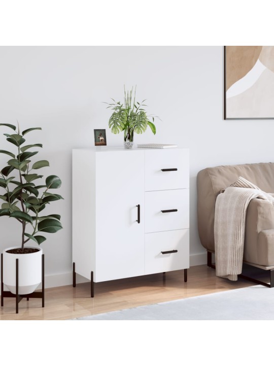 Kumode, balta, 69,5x34x90 cm, inženierijas koks