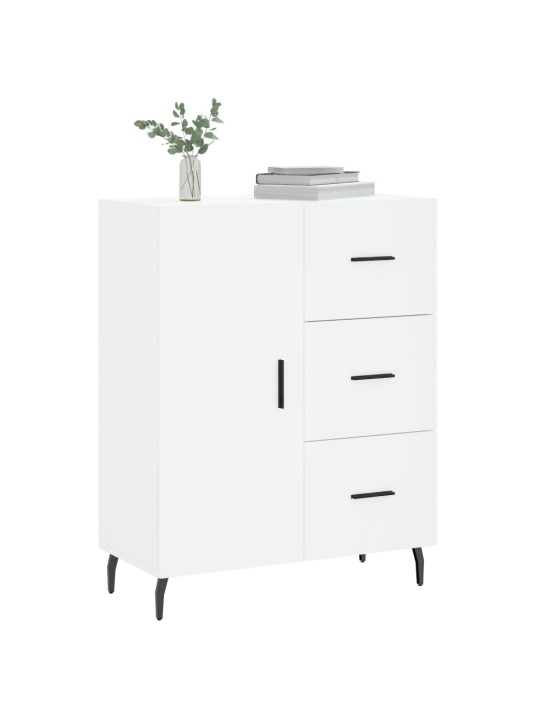 Kumode, balta, 69,5x34x90 cm, inženierijas koks