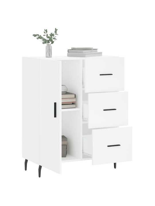 Kumode, balta, 69,5x34x90 cm, inženierijas koks