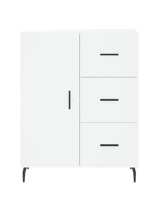 Kumode, balta, 69,5x34x90 cm, inženierijas koks