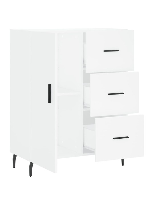 Kumode, balta, 69,5x34x90 cm, inženierijas koks