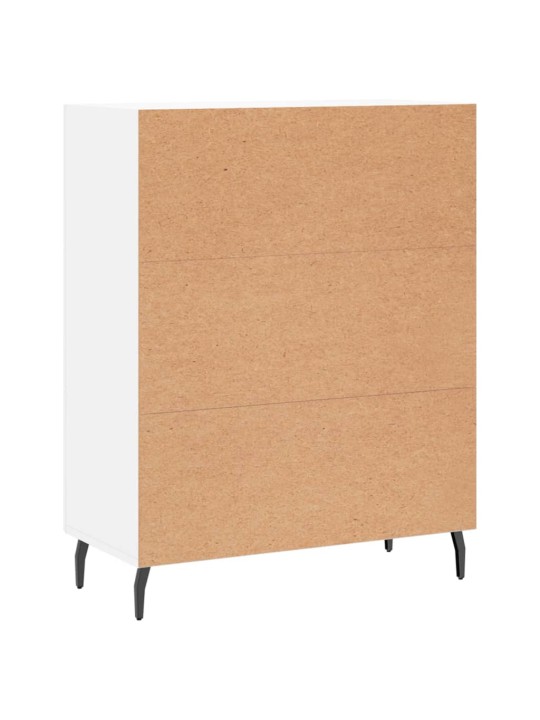 Kumode, balta, 69,5x34x90 cm, inženierijas koks